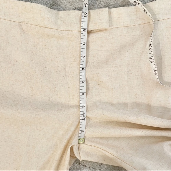 Mango Suit Dress Trousers in Heathered Butter Cream/Yellow Size 6 - Picture 6 of 10